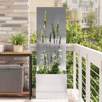 Schermo per privacy in giardino Argento 50 x 32 x 150 cm