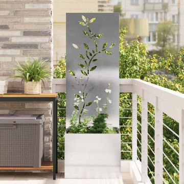 Schermo per privacy in giardino Argento 50 x 32 x 150 cm