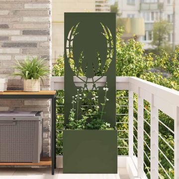 Schermo per privacy in giardino Oliver verde 50 x 32 x 150 cm