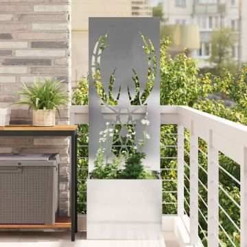 Schermo per privacy in giardino Argento 50 x 32 x 150 cm