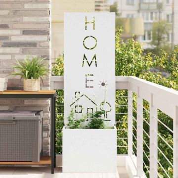 Schermo per privacy in giardino Traforo Bianco 50 x 32 x 150 cm