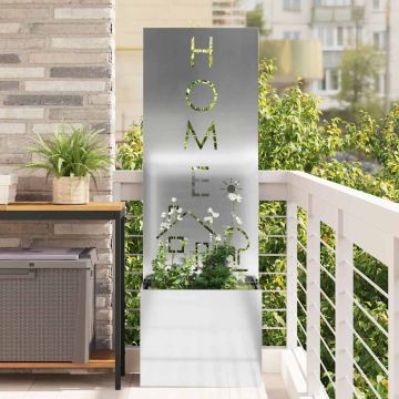 Schermo per privacy in giardino Argento 50 x 32 x 150 cm