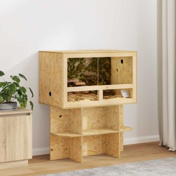 Base per Terrario Marrone 80 x 50 x 50 cm OSB