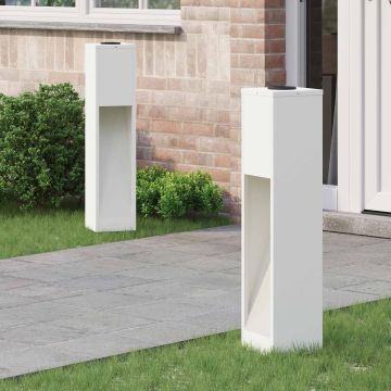 Lucina LED Solare da Percorso 2 pz Bianco caldo 18 x 18 x 80 cm