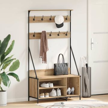 Stendibiancheria Rovere artigianale 100 x 41 x 184 cm
