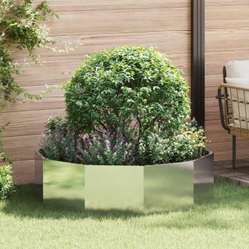 Fioriera Argento 120 x 120 x 35 cm Acciaio inossidabile