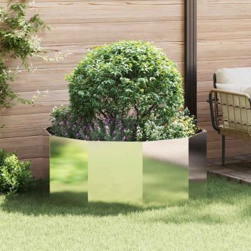 Fioriera Argento 120 x 120 x 50 cm Acciaio inossidabile