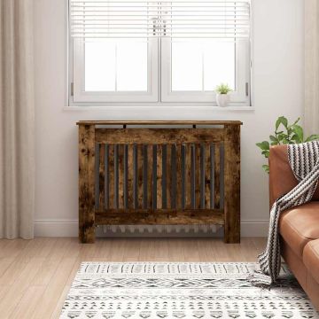 Copertura per radiatori Rovere Fumo 112 x 19 x 81,5 cm