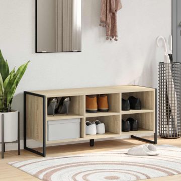 Mobile per scarpe 100 x 35 x 44 cm Legno ingegnerizzato Sonoma