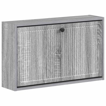 Mobiletto per Scarpe da Muro EDE 71 x 17 x 43 cm Sonoma grigio