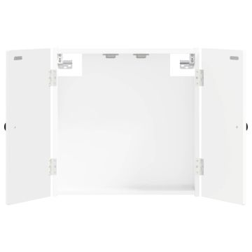 Armadio per Dartboard EDE Bianco Lucido 52,5 x 10,5 x 53,5 cm