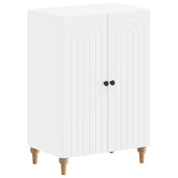 Mobile per scarpe ALKMAAR 59,5 x 39,5 x 90 cm Bianco