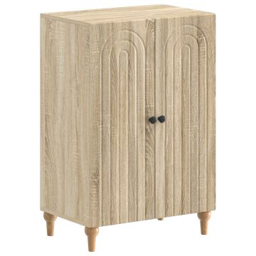Mobile per scarpe ALKMAAR 59,5 x 39,5 x 90 cm Rovere Sonoma