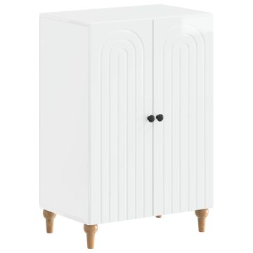 Mobile per scarpe ALKMAAR 59,5 x 39,5 x 90 cm Bianco Lucido