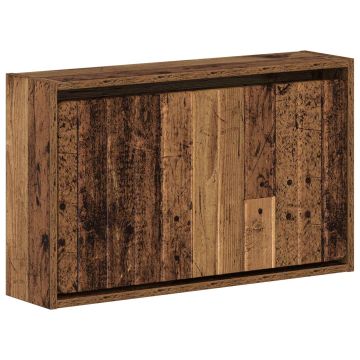 Mobiletto per Scarpe da Muro ZWOLLE 71 x 17 x 43 cm