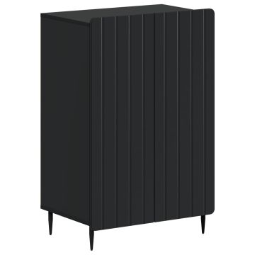 Mobile per scarpe ZWOLLE 59,5 x 39,5 x 91,5 cm Nero
