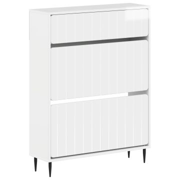 Mobile per scarpe ZWOLLE 78 x 24 x 103 cm Legno ingegnerizzato