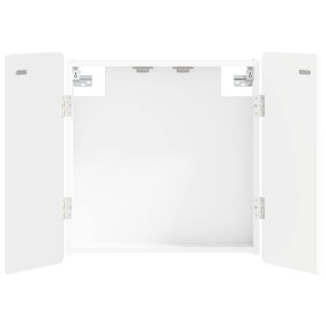 Armadio per Dartboard ZWOLLE Bianco 52,5 x 10,5 x 57,5 cm