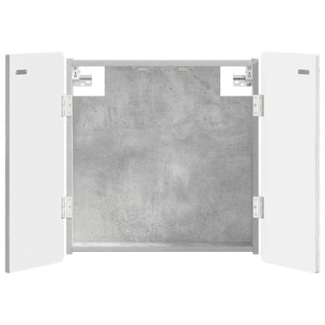 Armadio per Dartboard ZWOLLE Grigio Cemento