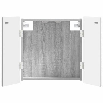 Armadio per Dartboard ZWOLLE Sonoma grigio Legno ingegnerizzato