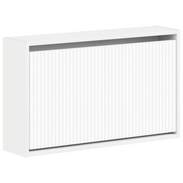 Mobiletto per Scarpe da Muro ARNHEM 71 x 17 x 43 cm Bianco