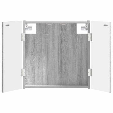 Armadio per Dartboard ARNHEM Sonoma grigio Legno ingegnerizzato