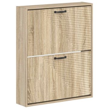 Mobiletto per Scarpe da Muro HAARLEM 71 x 17 x 86 cm