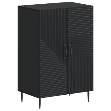 Mobile per scarpe HAARLEM 59,5 x 39,5 x 89,5 cm Nero