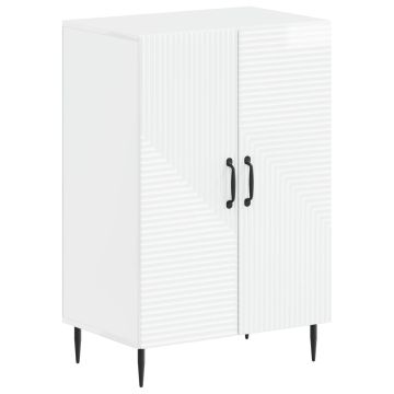 Mobile per scarpe HAARLEM 59,5 x 39,5 x 89,5 cm Bianco Lucido