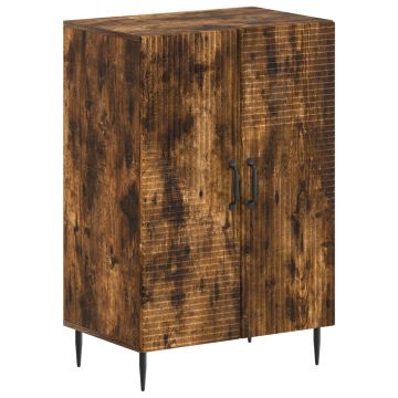 Mobile per scarpe HAARLEM 59,5 x 39,5 x 89,5 cm Rovere Fumo