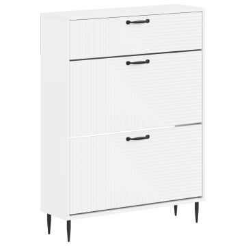 Mobile per scarpe HAARLEM 78 x 24 x 103 cm Legno ingegnerizzato