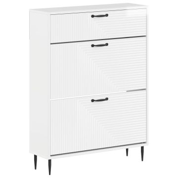 Mobile per scarpe HAARLEM 78 x 24 x 103 cm Legno ingegnerizzato