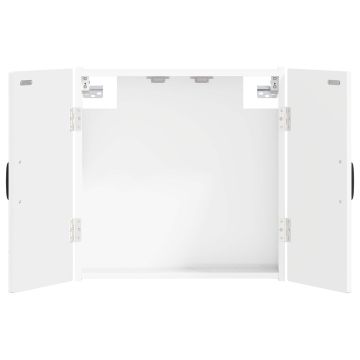 Armadio per Dartboard HAARLEM Bianco Lucido