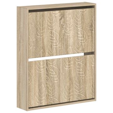 Mobiletto per Scarpe da Muro DELFT 71 x 17 x 86 cm