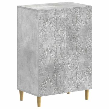Mobile per scarpe DELFT 59,5 x 39,5 x 90 cm Grigio Cemento