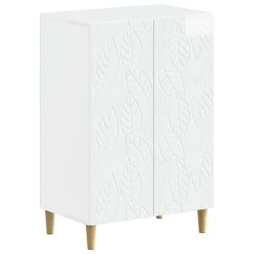 Mobile per scarpe DELFT 59,5 x 39,5 x 90 cm Bianco Lucido