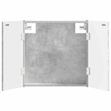 Armadio per Dartboard DELFT Grigio Cemento Legno ingegnerizzato