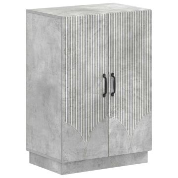 Mobile per scarpe HOORN 59,5 x 39,5 x 87 cm Grigio Cemento