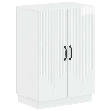 Mobile per scarpe HOORN 59,5 x 39,5 x 87 cm Bianco Lucido