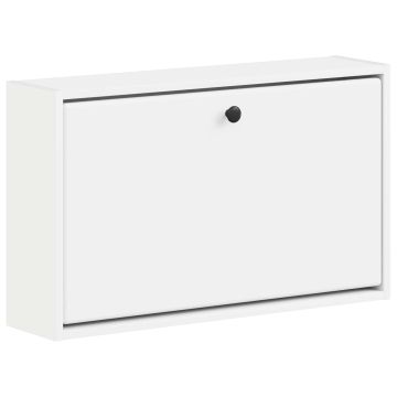 Mobiletto per Scarpe da Muro BREDA 71 x 17 x 43 cm Bianco