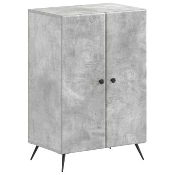 Mobile per scarpe BREDA 59,5 x 39,5 x 90 cm Grigio Cemento