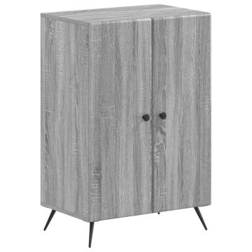 Mobile per scarpe BREDA 59,5 x 39,5 x 90 cm Sonoma grigio
