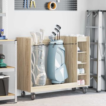 Armadio per Golf con ruota Rovere Sonoma 120 x 45 x 98 cm