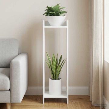 Supporto per piante Bianco 30 x 30 x 100 cm