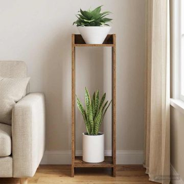 Supporto per piante Legno antico 30 x 30 x 100 cm