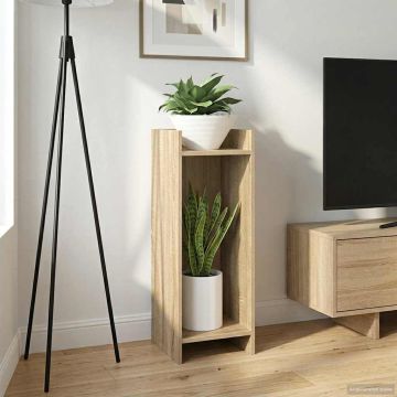 Supporto per piante Rovere Sonoma 30 x 30 x 80 cm
