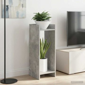 Supporto per piante 2 pz Grigio Cemento 30 x 30 x 80 cm