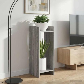 Supporto per piante Sonoma grigio 30 x 30 x 80 cm