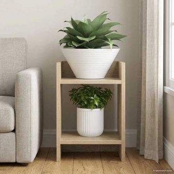 Supporto per piante Rovere Sonoma 30 x 30 x 40 cm