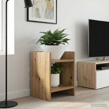 Supporto per piante 2 pz Rovere Artigianale 30 x 30 x 40 cm